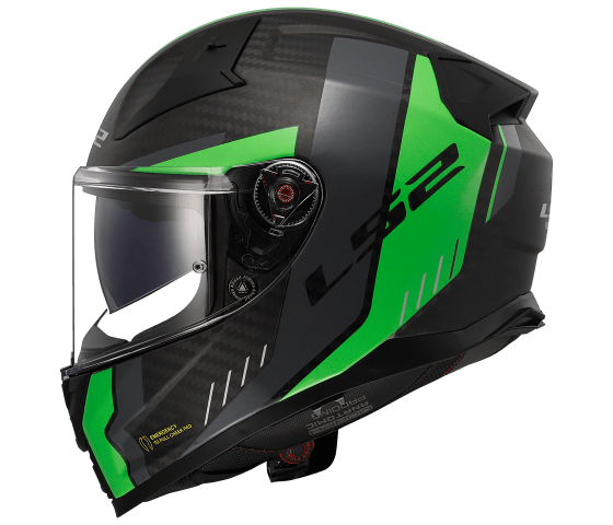 FF811 Vector II Carbon GRID Matt Fluo Green